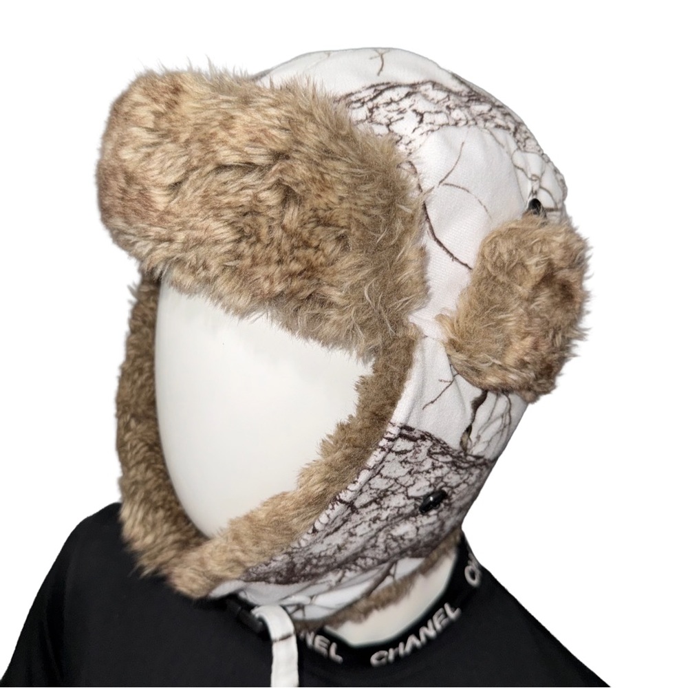 💙💖Huntworth Camo Fur Lined Trapper Hat Winter Hunting Outdoor Gorp Thinsulate‎